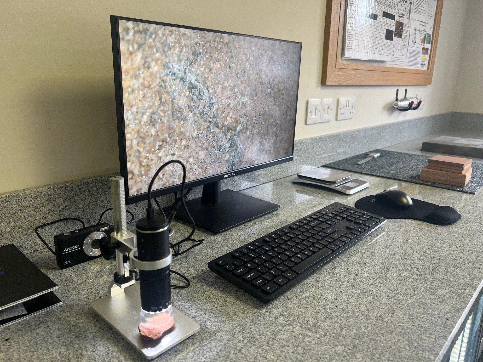 Lab Feb 24 Cumbrian Stone Testing Lab