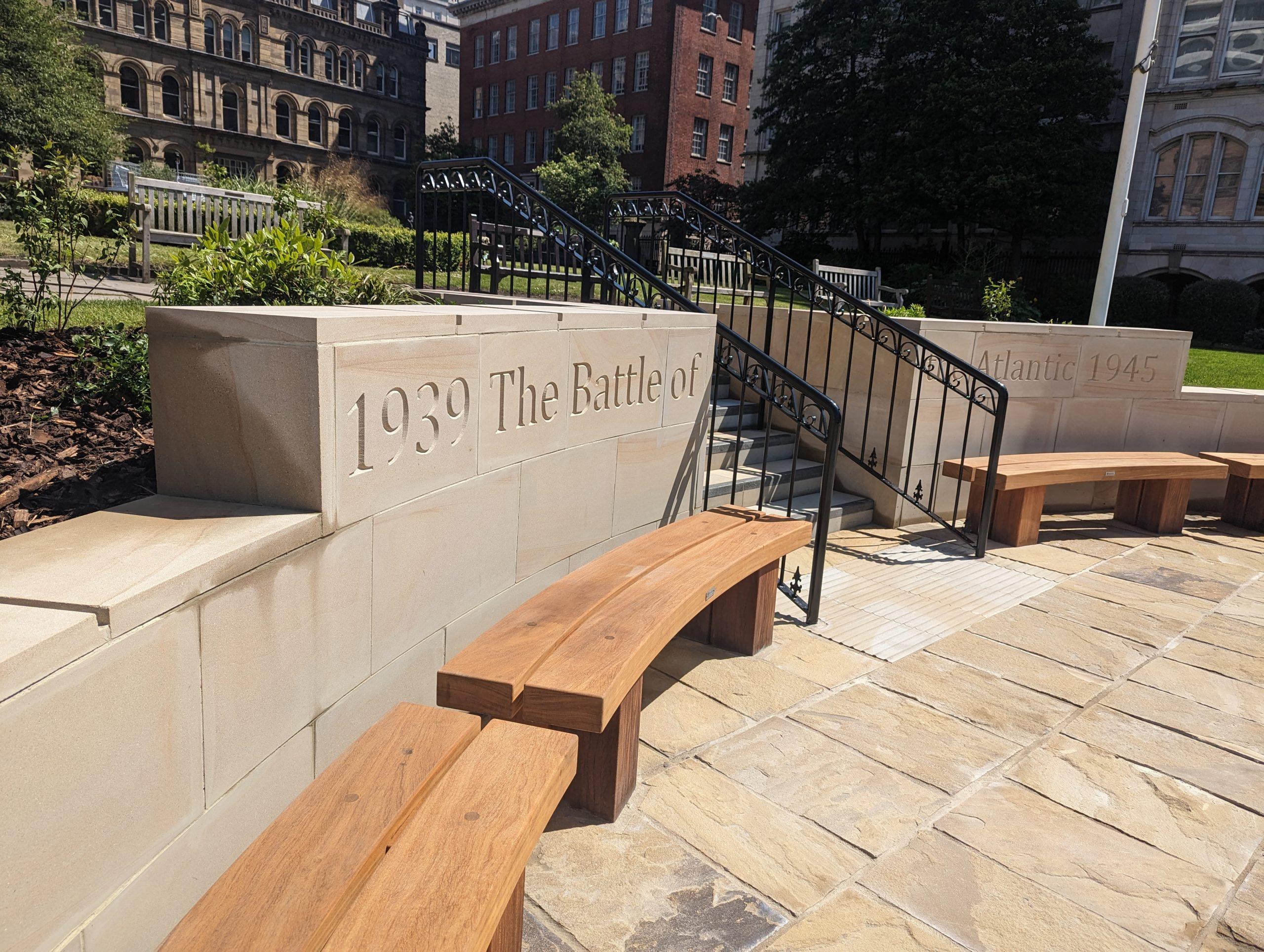 Pitched natural stone walling