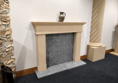 The Classic fire surround in Longridge sandstone