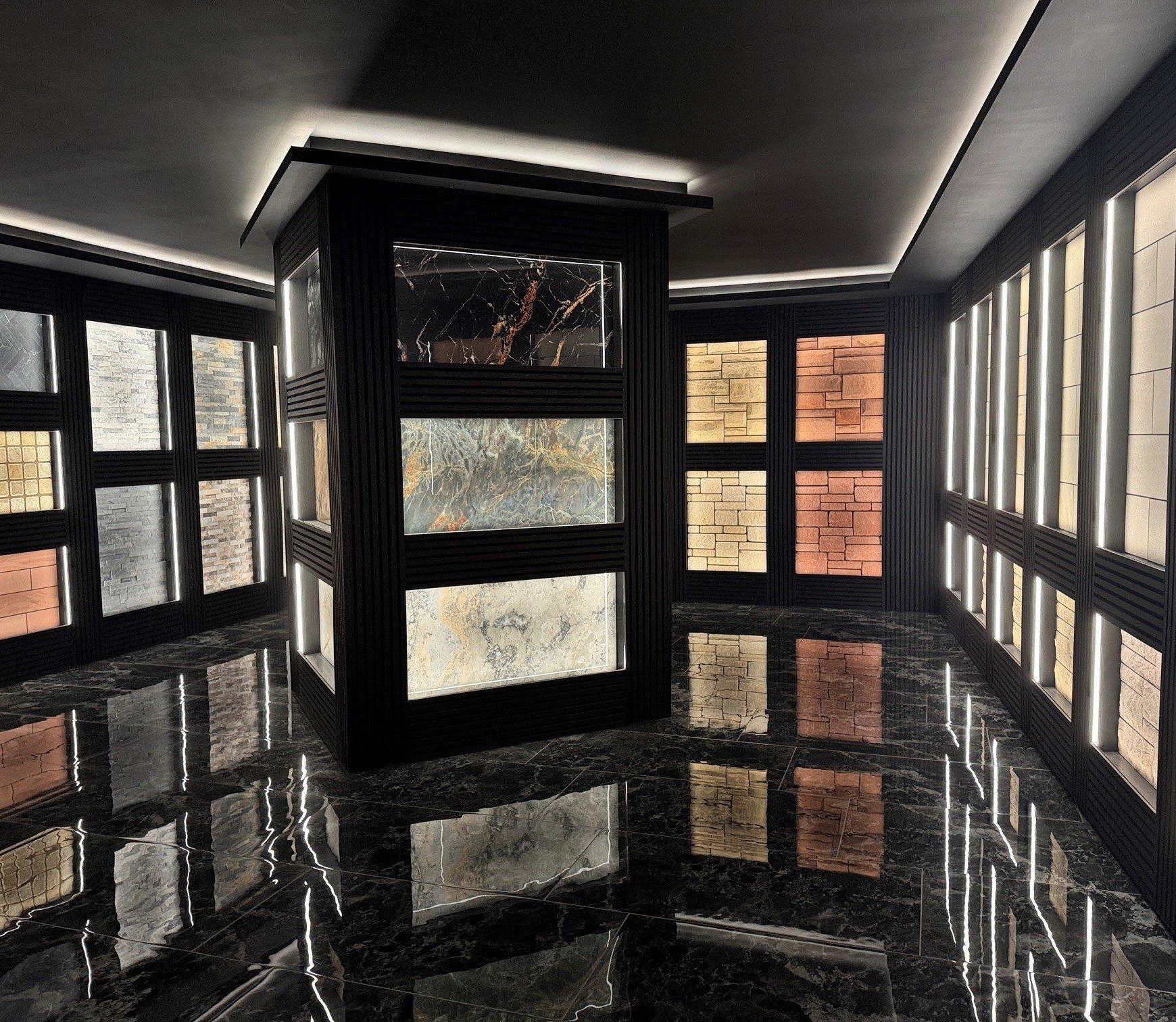 Gallery 3 The gallery at Cumbrian Stone - showcasing over 60 different styles and types of natural stone