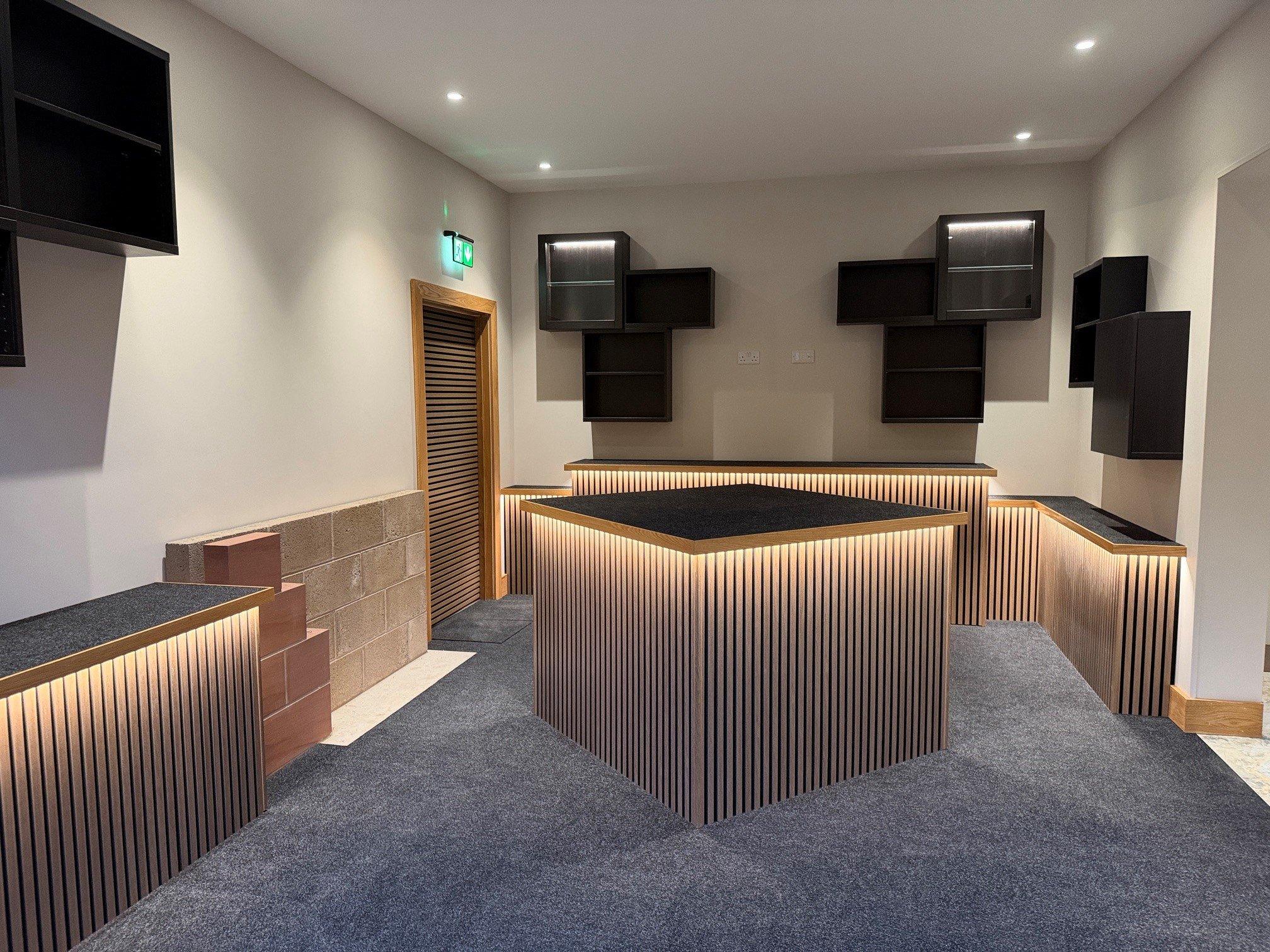 Technical Zone The technical/Training area in the showroom at Cumbrian Stone